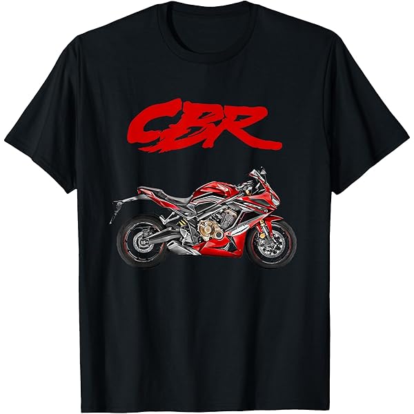 Tシャツ・カットソー HONDA MOTORCYCLE Racing Fire Blade Tshirt Black CBR Fireblade Sportbike Motorcycle T-Shirt : Amazon.co.uk